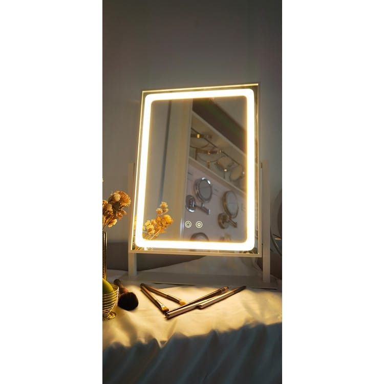 Дзеркало з LED-підсвіткою прямокутне косметичне дзеркало LED Lamp Mirror – фото 4