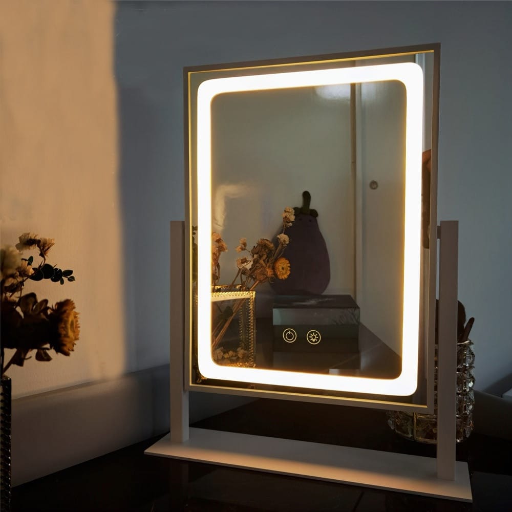 Дзеркало з LED-підсвіткою прямокутне косметичне дзеркало LED Lamp Mirror – фото 5