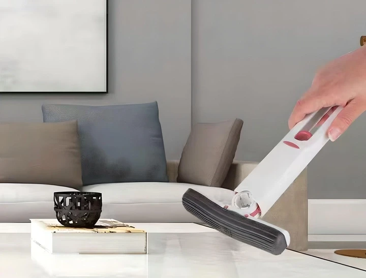 Мінішвабра MINI MOP XL-340 з автовіджимом, легка, для прибирання будинку, авто – фото 4