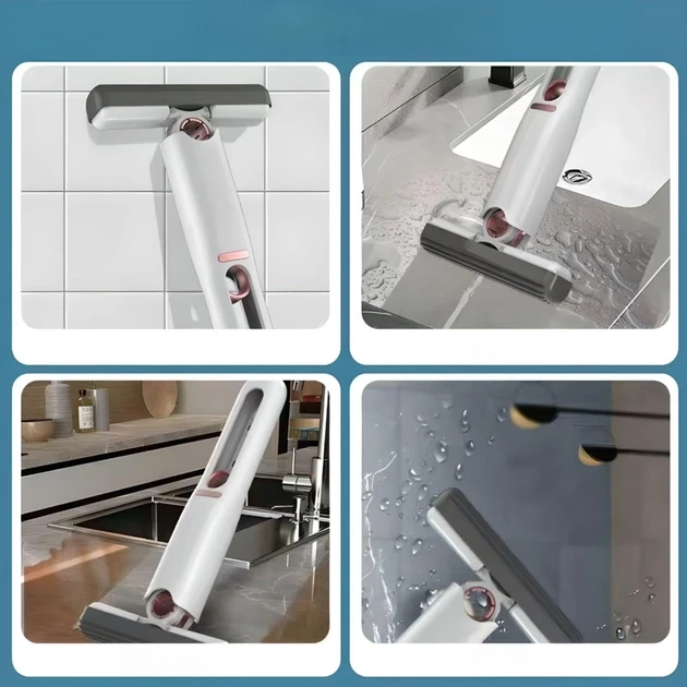 Мінішвабра MINI MOP XL-340 з автовіджимом, легка, для прибирання будинку, авто – фото 5