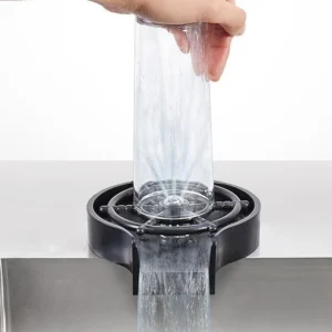 Ополіскувач для склянок чашок кухлів келихів ринзер колір чорний