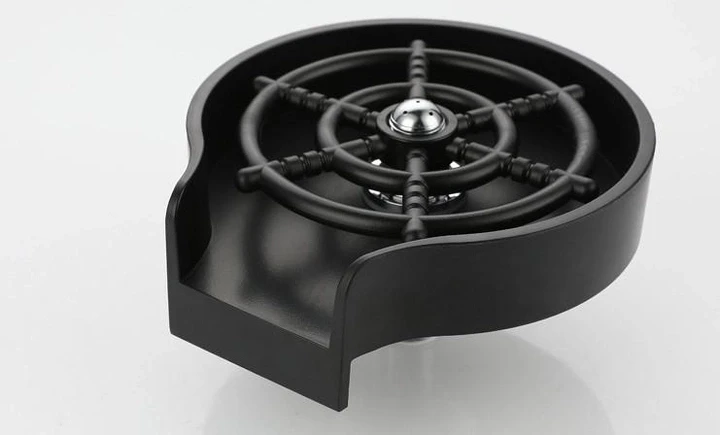 Ополіскувач для склянок чашок кухлів келихів ринзер колір чорний – фото 2