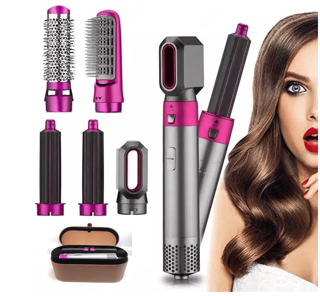 Стайлер для волосся 5 в 1 + коробка чохол HAIR BRUSH – фото 2