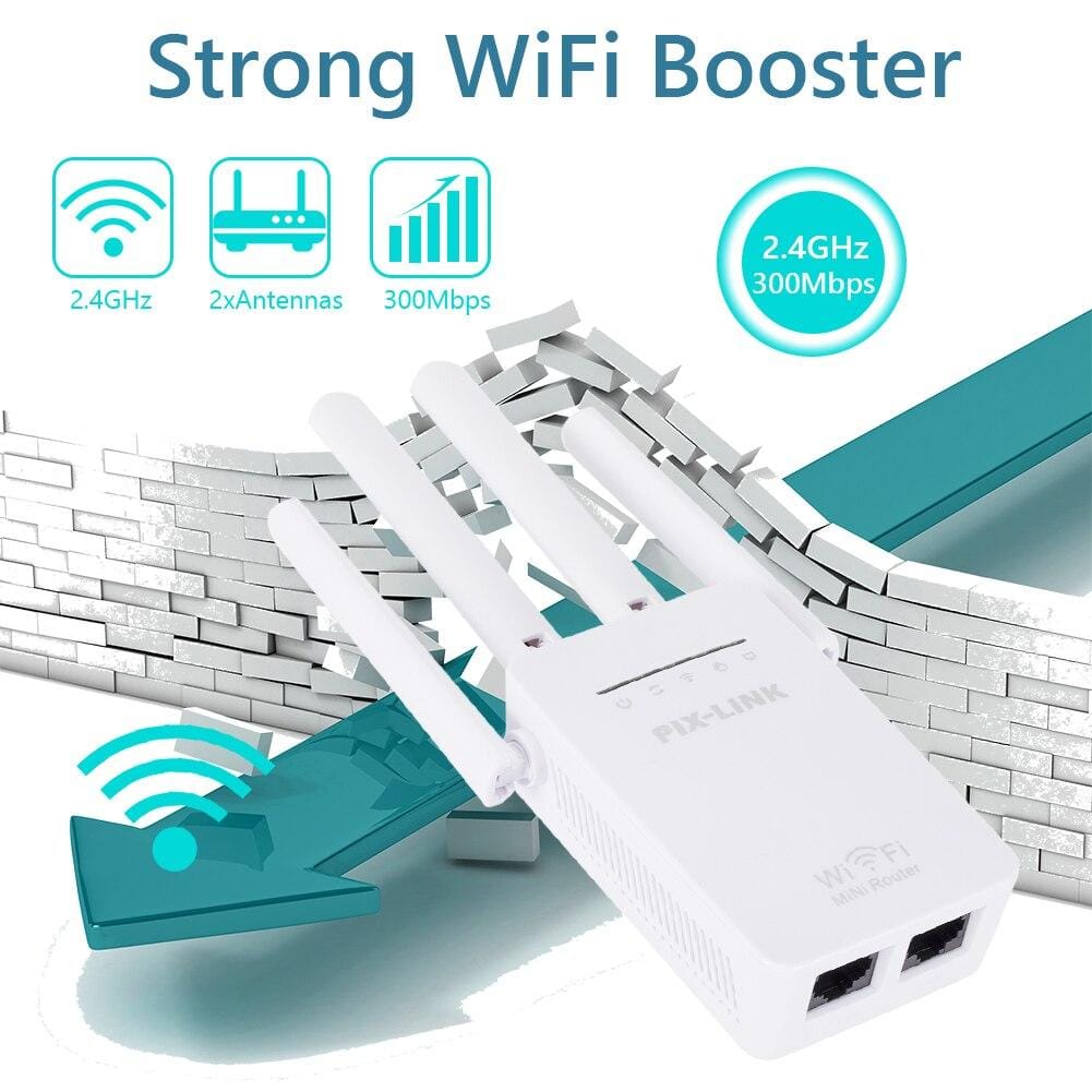 Бездротовий Wi-Fi роутер-повторювач WR09Q, 300 Мбіт/с, підсилювач мережевого сигналу IIEEE802.11 b/g/n з 4 анті – фото 5