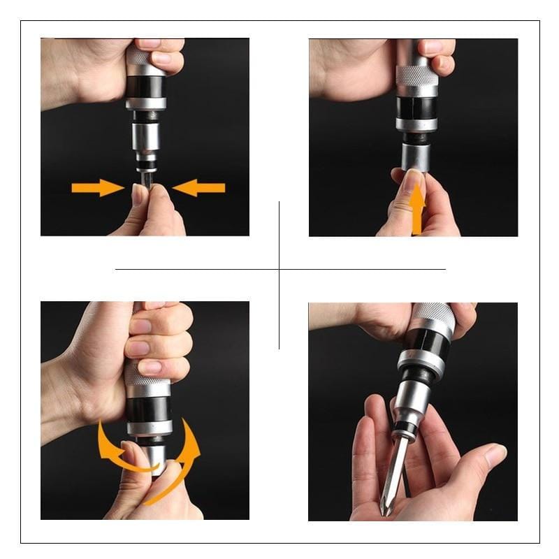 Набір ударних викруток Impact Screwdriver Set набір інструментів – фото 5