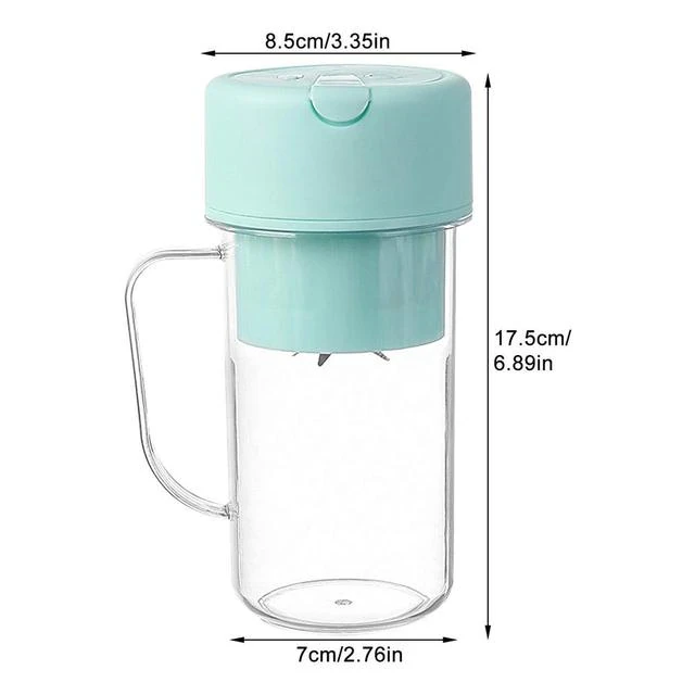 Портативний блендер Соковичавниця для соку з трубочкою для смузі (RD-121) – фото 4