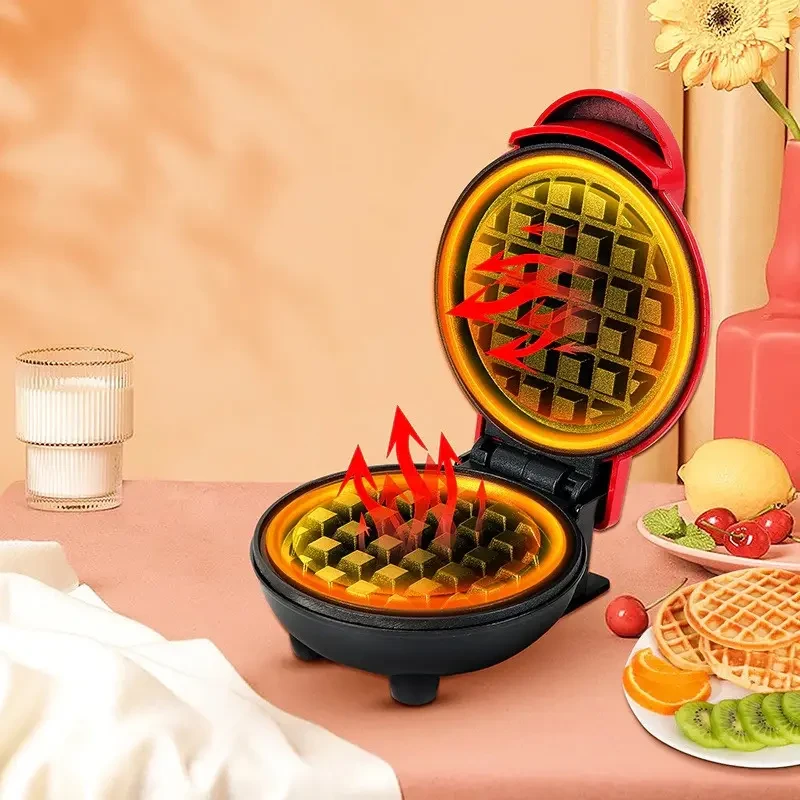 Вафельниця міні для бельгійських вафель Mini Waffle Maker – фото 2