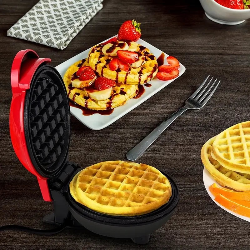 Вафельниця міні для бельгійських вафель Mini Waffle Maker – фото 5