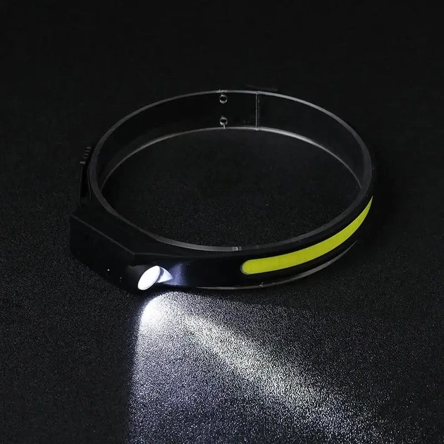 Налобний сенсорний ліхтар BL-G28 All Perspectives Induction Headlamp Гнучкий акумуляторний LED ліхтарик – фото 2