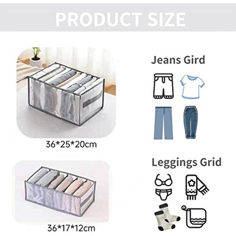 Мийний органайзер 4 шт. для зберігання одягу в гардеробі Box For Clothes – фото 1