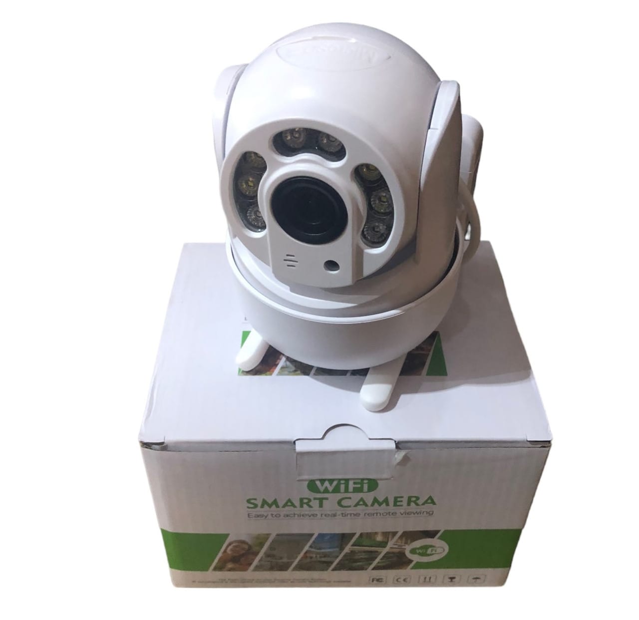 Камера відеоспостереження вулична CAMERA YCC365 plus Wi-Fi 360 4 Мп 5v камера wifi зовнішнього спостереження для будинку – фото 1