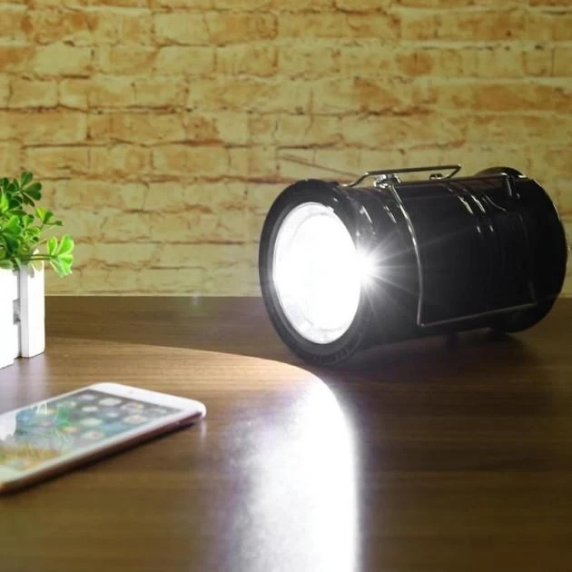Кемпінгова LED-лампа X-BAIL BL-5800 з ліхтариком і сонячною панеллю – фото 8