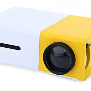 Мультимедійний портативний проєктор UKC YG-300 з динаміком White/Yellow