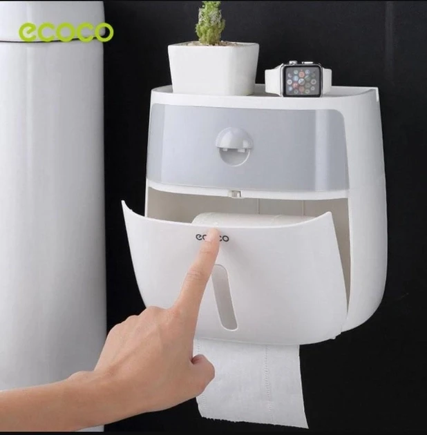 Тримач для туалетного паперу паперових рушників Towel Holder Ecoco – фото 6