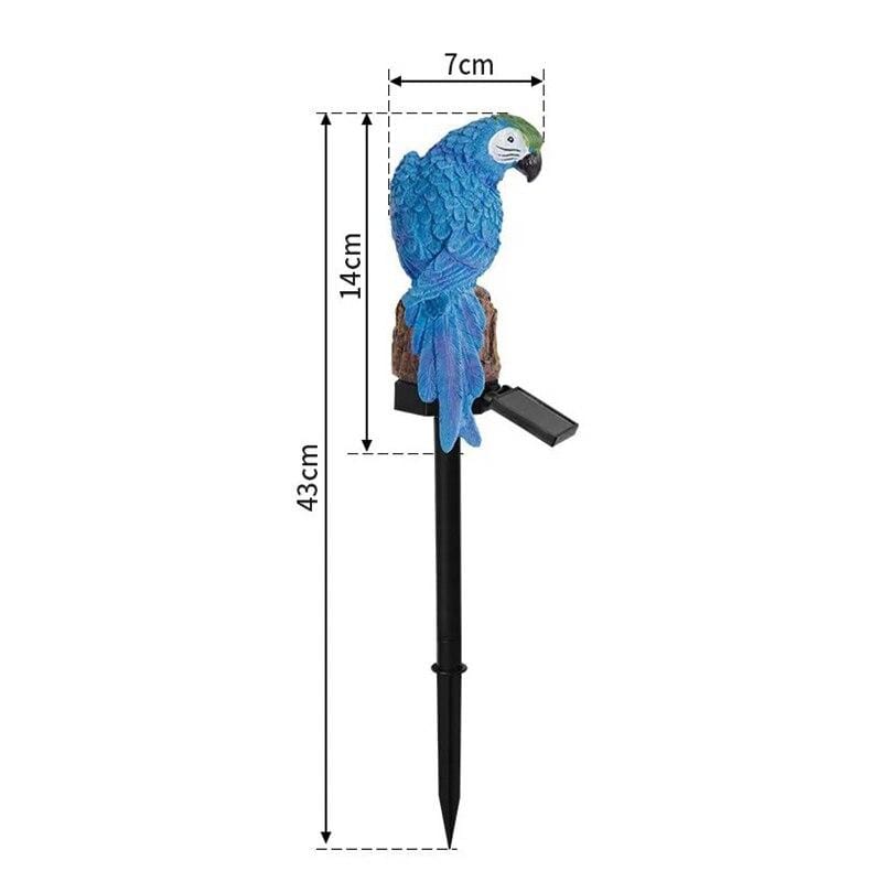 Садовий ліхтар SOLAR PARROT на сонячній батареї Папуга – фото 3