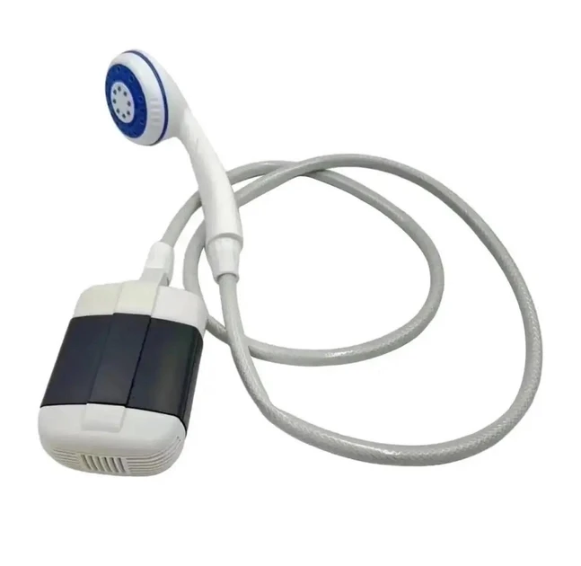 Душ портативний, кемпінговий із помпою на акумуляторі USB Travel shower 2200 мАг – фото 2