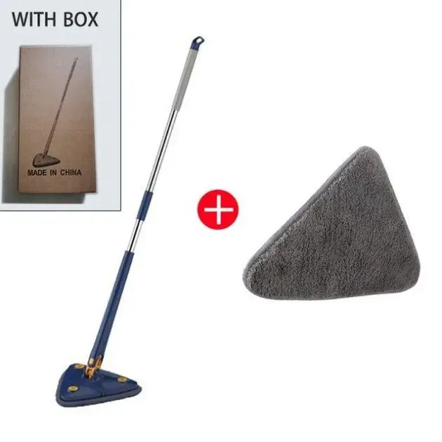Телескопічна трикутна швабра Multi function Mop MA-89 ⁇ Універсальна швабра ⁇ Швабра стрічка – фото 3