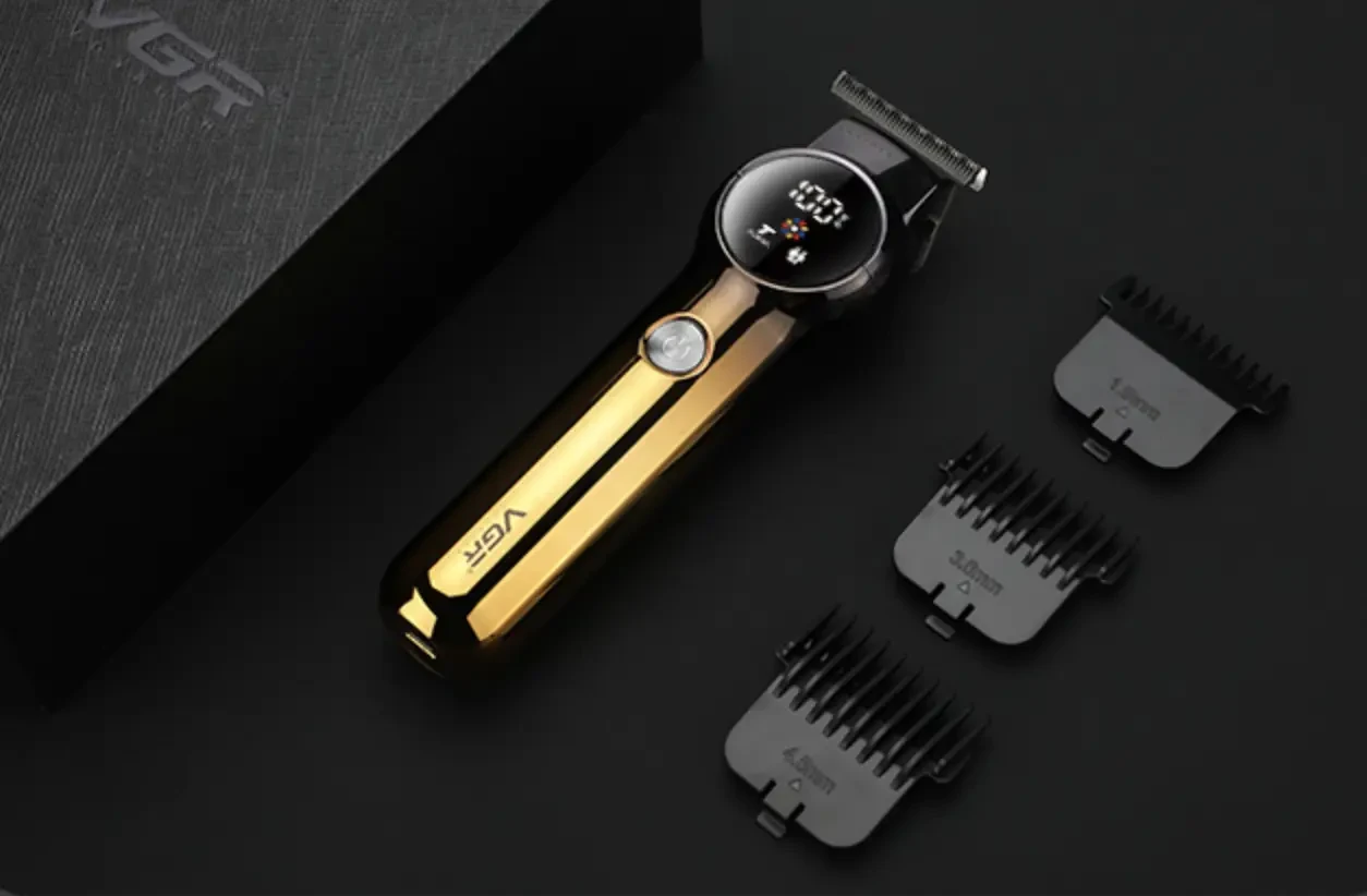 Тример для стриження волосся й бороди VGR V-989 Gold – фото 5