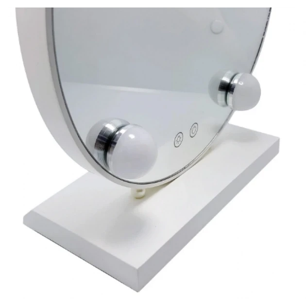 Дзеркало для макіяжу з LED-підсвіткою Led Mirror 5 LED JX-526 Білий – фото 4