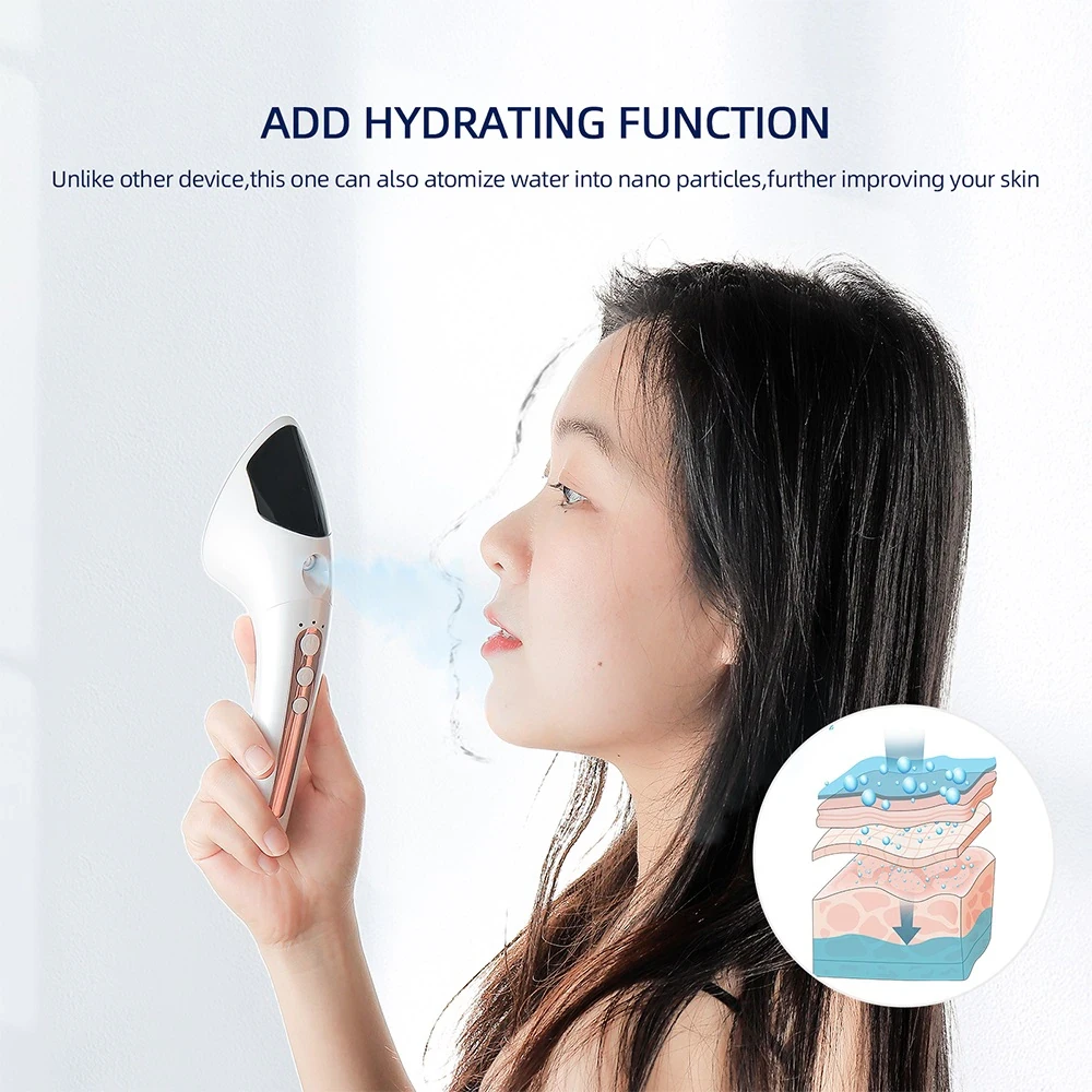 Зволожувач масажер для обличчя Face Light Line Lifting Firming RF Beauty Instrument відпарювач skin LY-76 – фото 5