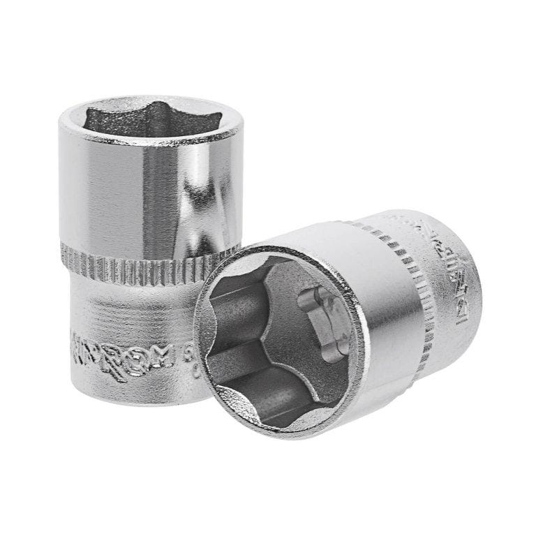Набір головок торцевих із тріскачкою Ultra (12 шт.) 1/4″ – фото 6
