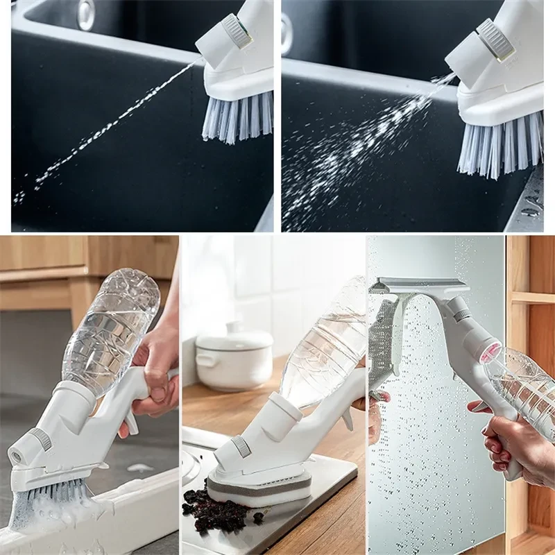 Щітка для прибирання 4в1 з розпилювачем Water Spray Cleaning Kits – фото 5