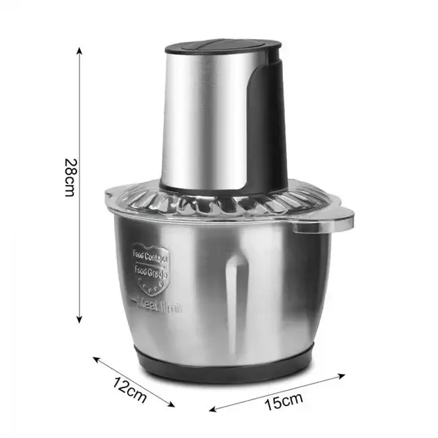 Блендер Raf Food Processor RS-7313 1400W металева чаша на 2 л – фото 1