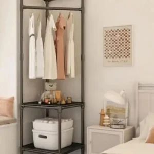 Кутова підлогова вішалка для одягу 180х45х45 см стійка для речей Corner coat rack NO:9603