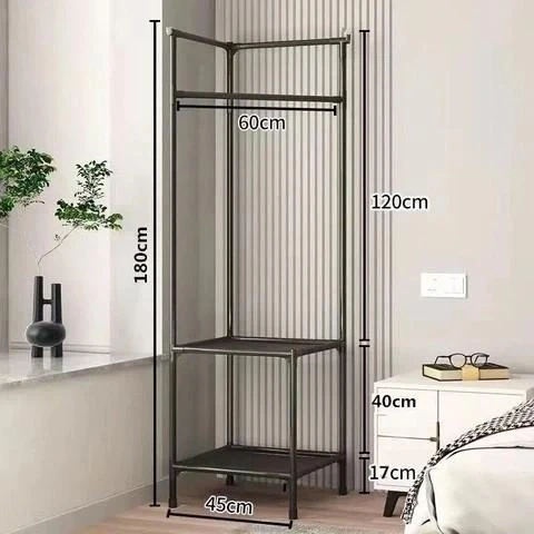 Кутова підлогова вішалка для одягу 180х45х45 см стійка для речей Corner coat rack NO:9603 – фото 1