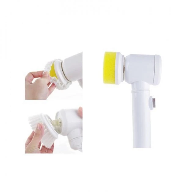 Електрична щітка для миття посуду ванної раковини Magic Brush – фото 4