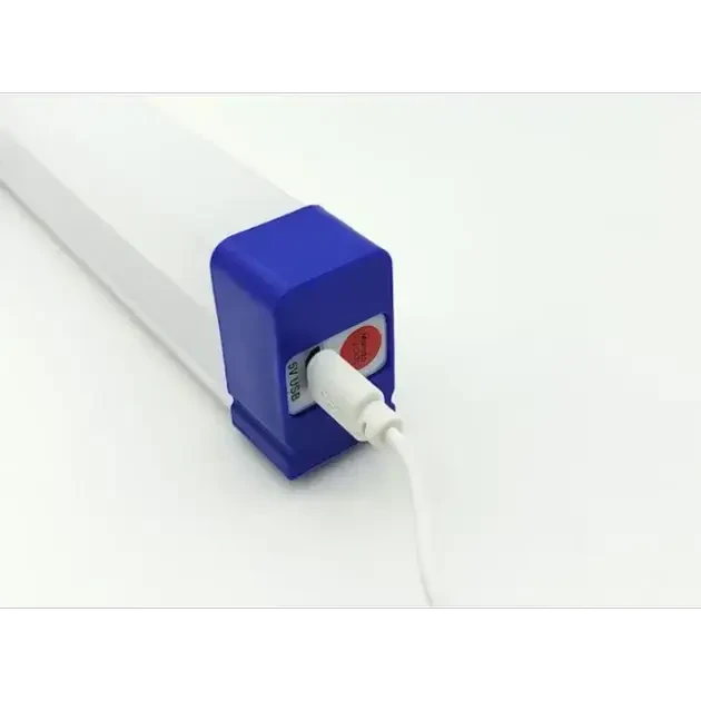 Багатофункціональна світлодіодна USB LED-лампа-нічник на магніті 3 режими яскравості 52 см Bailong BK-500T – фото 4