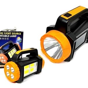 Кемпінговий ліхтар MH-828C1 (3W+4xLed+COB) + Power bank + сонячна панель + microUSB
