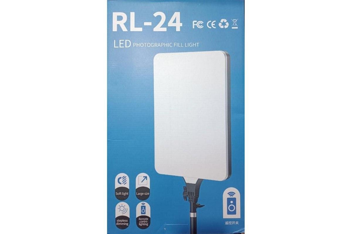 Прямокутна LED-лампа для фотостудії з пультом дистанційного керування: RL-24 – фото 4