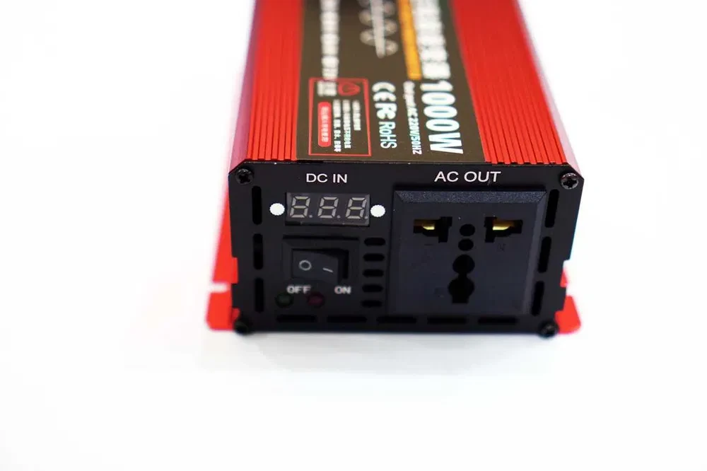 Перетворювач Інвертор Інвертор чис.синус ERYUAN AC/DC LCD 12v 1000W Для котла – фото 1
