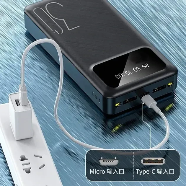 Мобільне заряджання Power Bank Z-45 30000 mah – фото 3