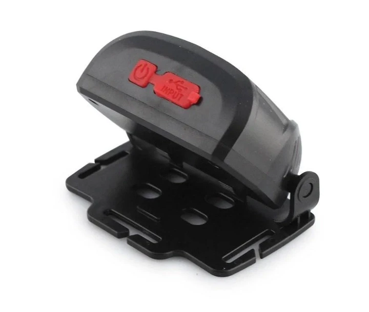 Ліхтар налобний акумуляторний Bailong BL 203 / 7568 COB MicroUSB Чорний – фото 1