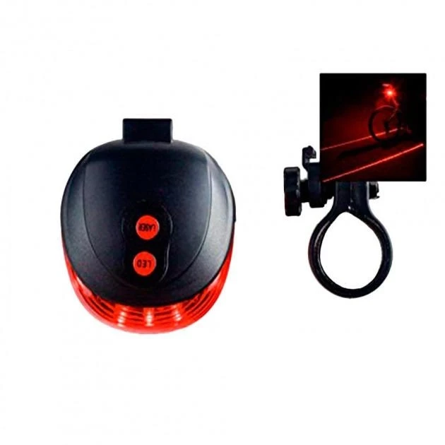 Ліхтарик велосипедний із кріпленням BL-118 BIKE LIGHT+LASER – фото 3
