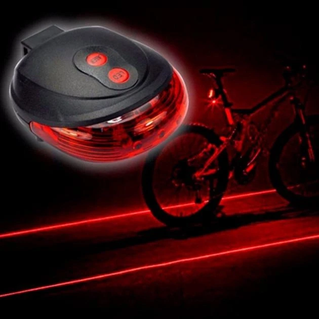 Ліхтарик велосипедний із кріпленням BL-118 BIKE LIGHT+LASER – фото 1