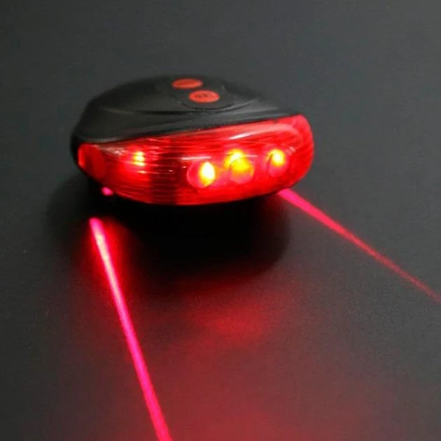 Ліхтарик велосипедний із кріпленням BL-118 BIKE LIGHT+LASER – фото 2