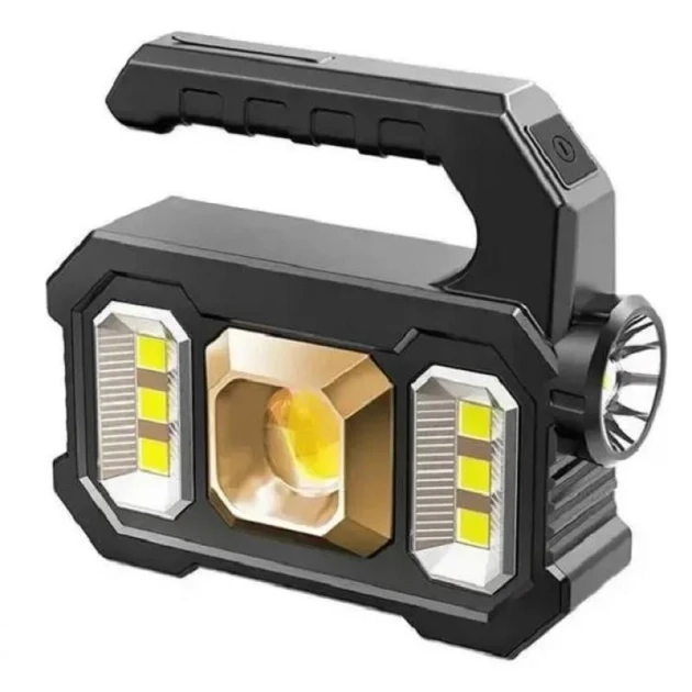 Ручний акумуляторний Ліхтарик із сонячною панеллю TORCH KJ-208T – фото 2