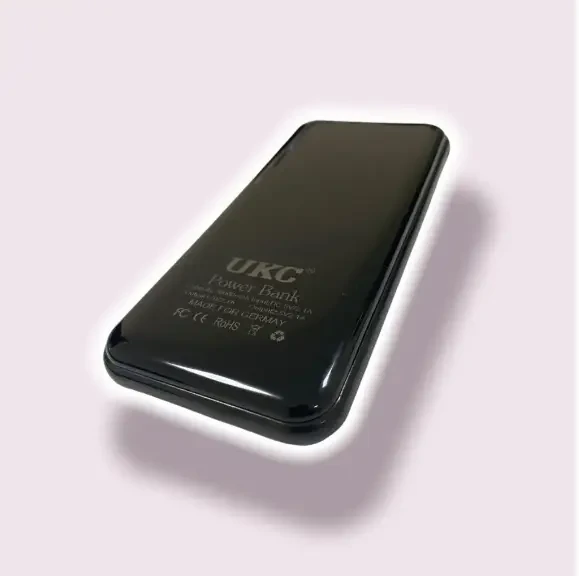 Мобільне заряджання Power Bank з екраном і ліхтариком 30000/9600mAh UKC – фото 3