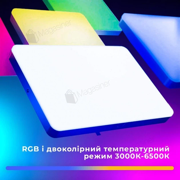 Fill Light F99 RGB для фото- та відеознімання LED Лампа Професійне Студійне Освітлення – фото 1