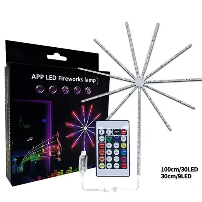 Світлодіодний смарт-спенз із bluetooth 28 KKey Kit ВТ з музичним режимом APP LED LIGHT SF-9 – фото 1