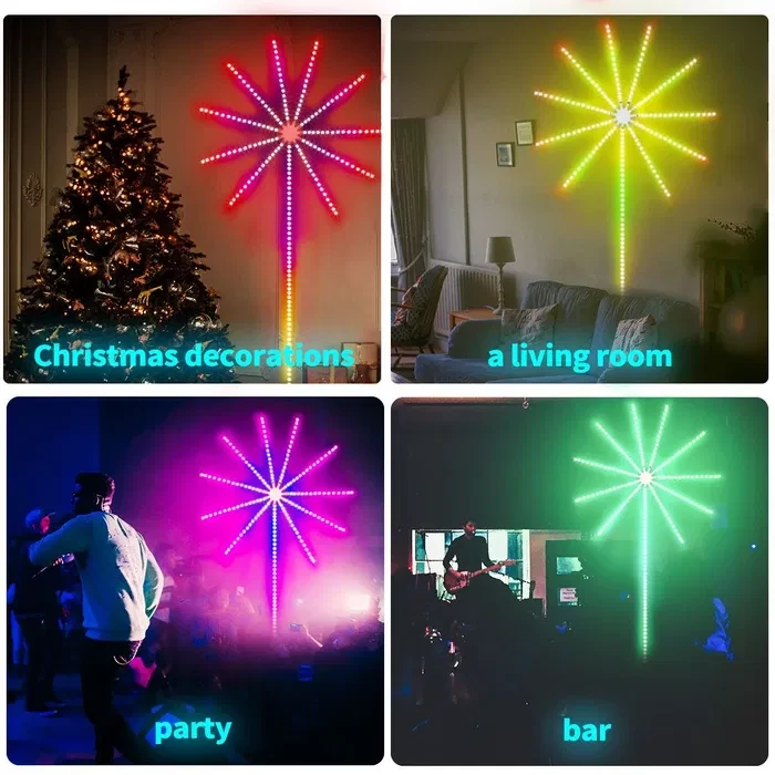 Світлодіодний смарт-спенз із bluetooth 28 KKey Kit ВТ з музичним режимом APP LED LIGHT SF-9 – фото 2