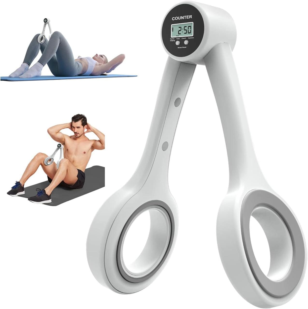 Тренажер для м’язів тазового дна LEG Trainer, з дисплеєм/ Тренажер-еспандер для тіла від батарейок – фото 5