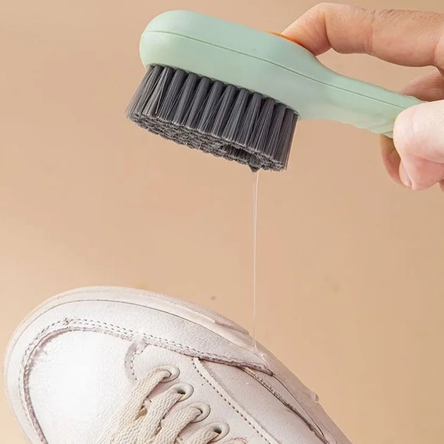 Багатофункціональна щітка для чищення з дозатором мийного засобу – фото 6