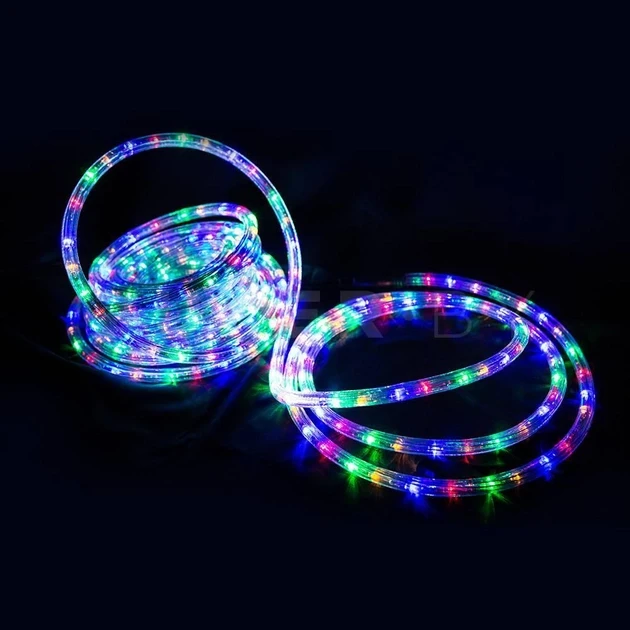 Вулична гірлянда “Дюралайт” 6 м, гірлянда шланг різнобарвна БЕЗ БЛОКА ПІТАННЯ – фото 3