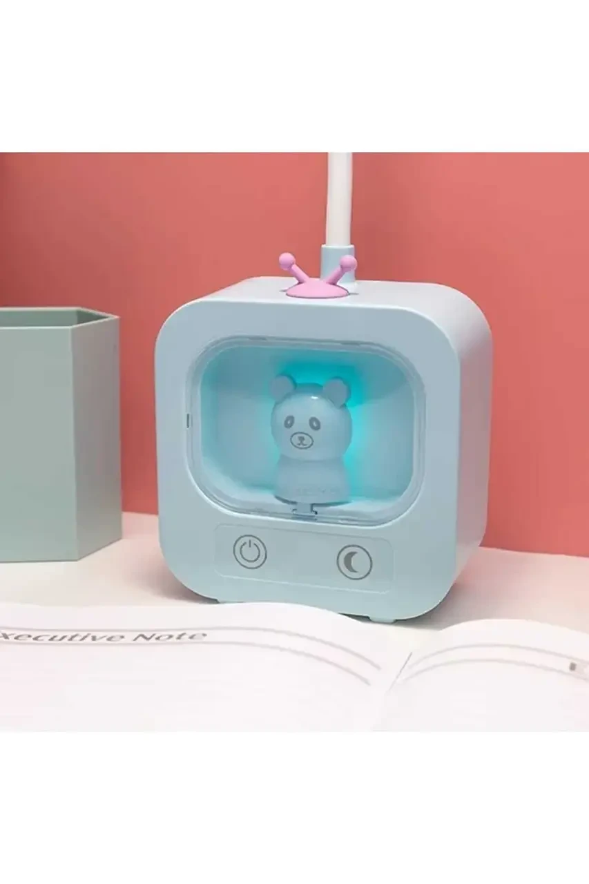 Світлодіодна настільна лампа з рухомою головкою і RGB-підсвіткою Плюшевого Ведмедика DIGAD 1943 – фото 1