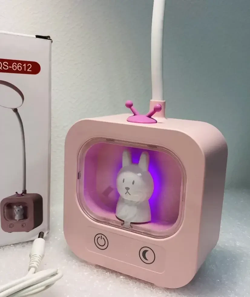 Світлодіодна настільна лампа з рухомою головкою і RGB-підсвіткою Плюшевого Ведмедика DIGAD 1943 – фото 2