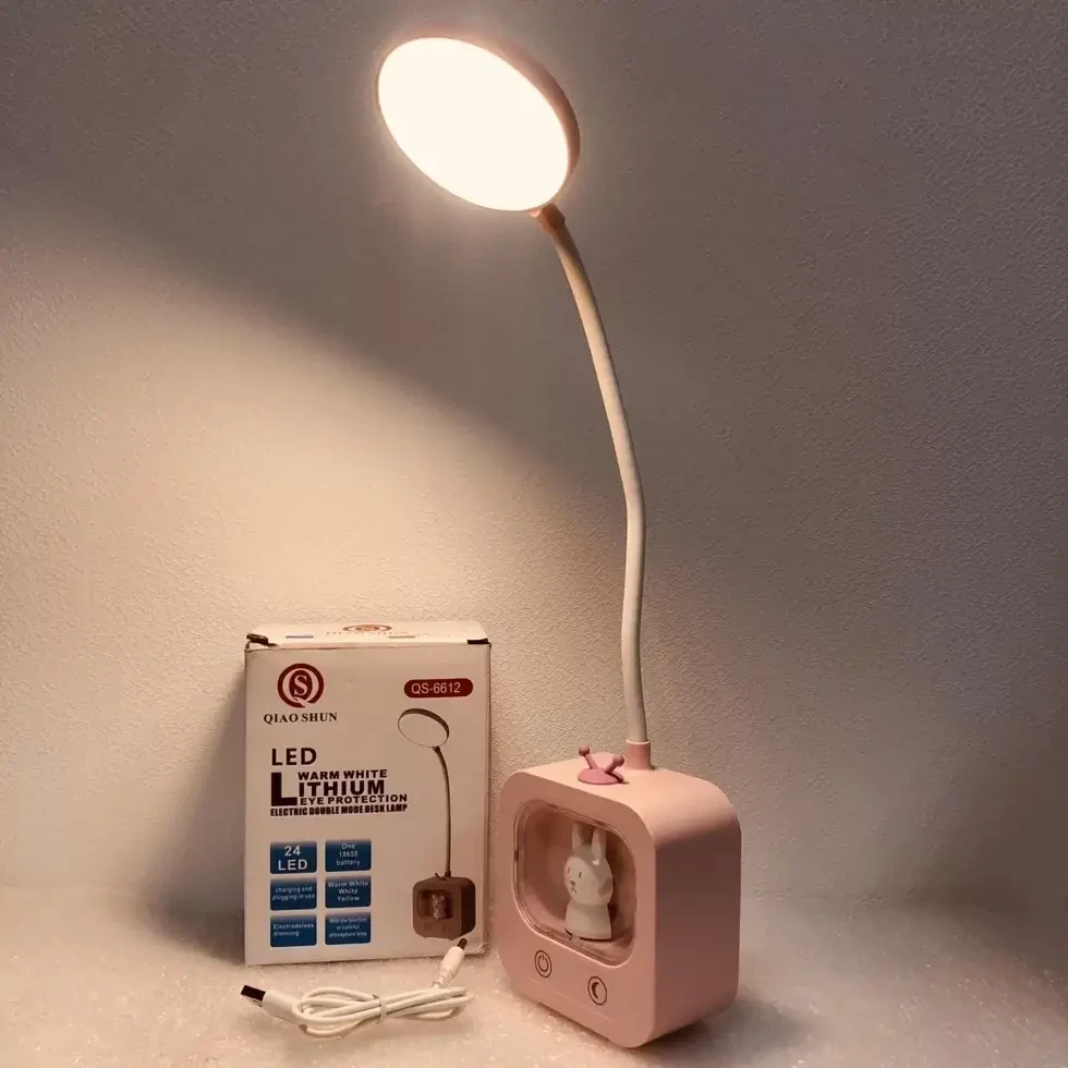 Світлодіодна настільна лампа з рухомою головкою і RGB-підсвіткою Плюшевого Ведмедика DIGAD 1943 – фото 4